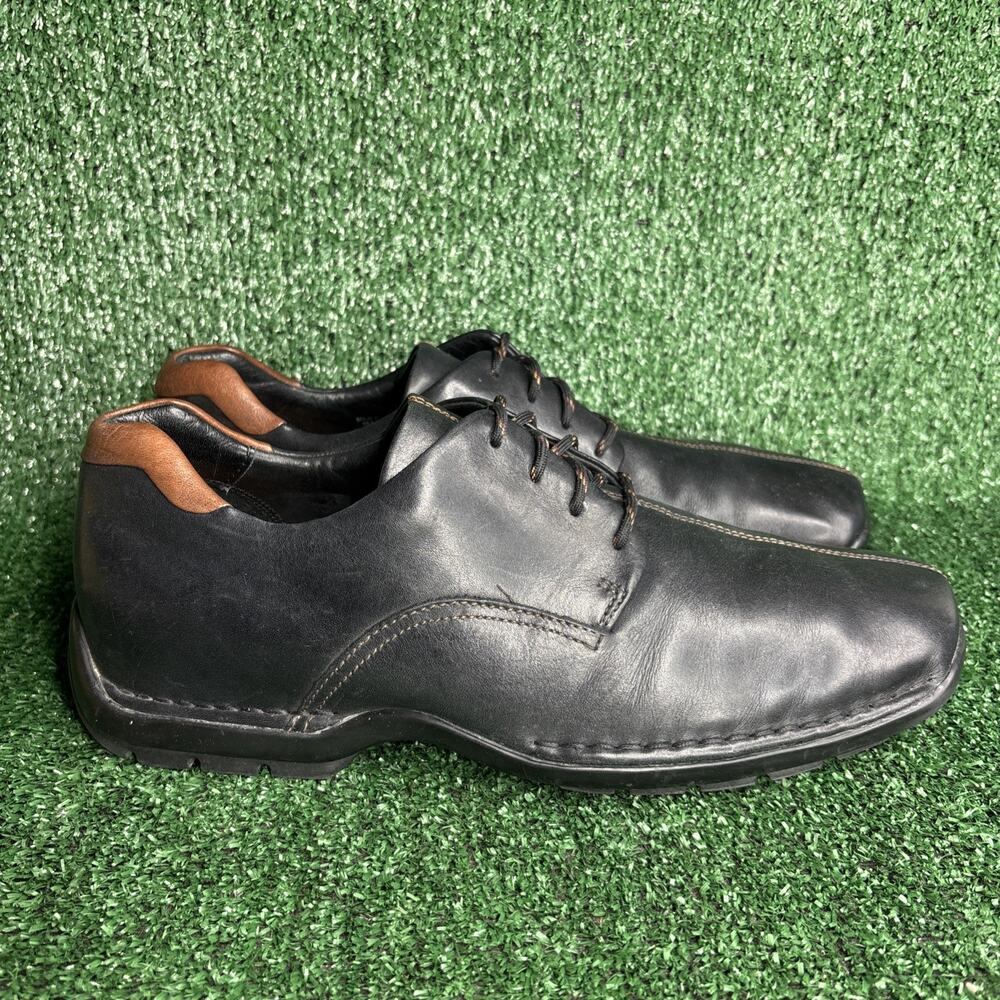 Cole Haan Zeno Mens Split Toe Lace Up Sneaker Size 10.5M Black Leather Shoes